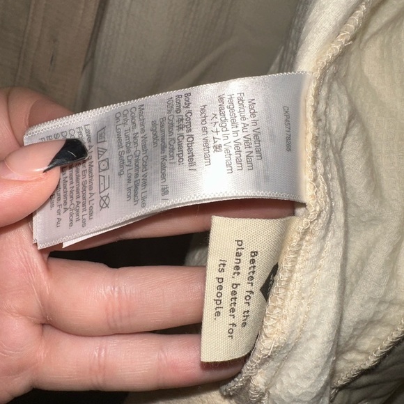 NWOT Madewell women’s cream shacket button front jacket fall winter contemporary - Picture 8 of 12